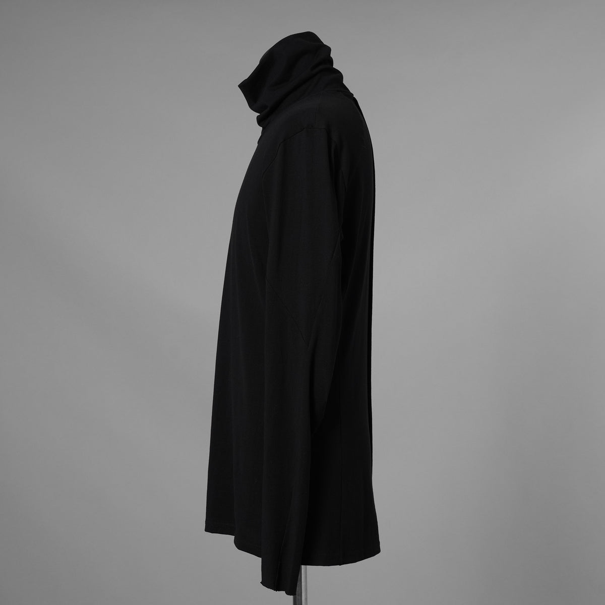 新品 DEVOA デヴォア / 24AW High Neck Long Sleeve SUVIN Cotton Soft Jersey スヴィンコットン ハイネック長袖Tシャツ / CSC-28S5 / size 1 (BLACK) 123046-alm