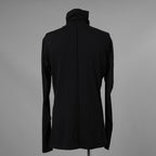 新品 DEVOA デヴォア / 24AW High Neck Long Sleeve SUVIN Cotton Soft Jersey スヴィンコットン ハイネック長袖Tシャツ / CSC-28S5 / size 1 (BLACK) 123046-alm