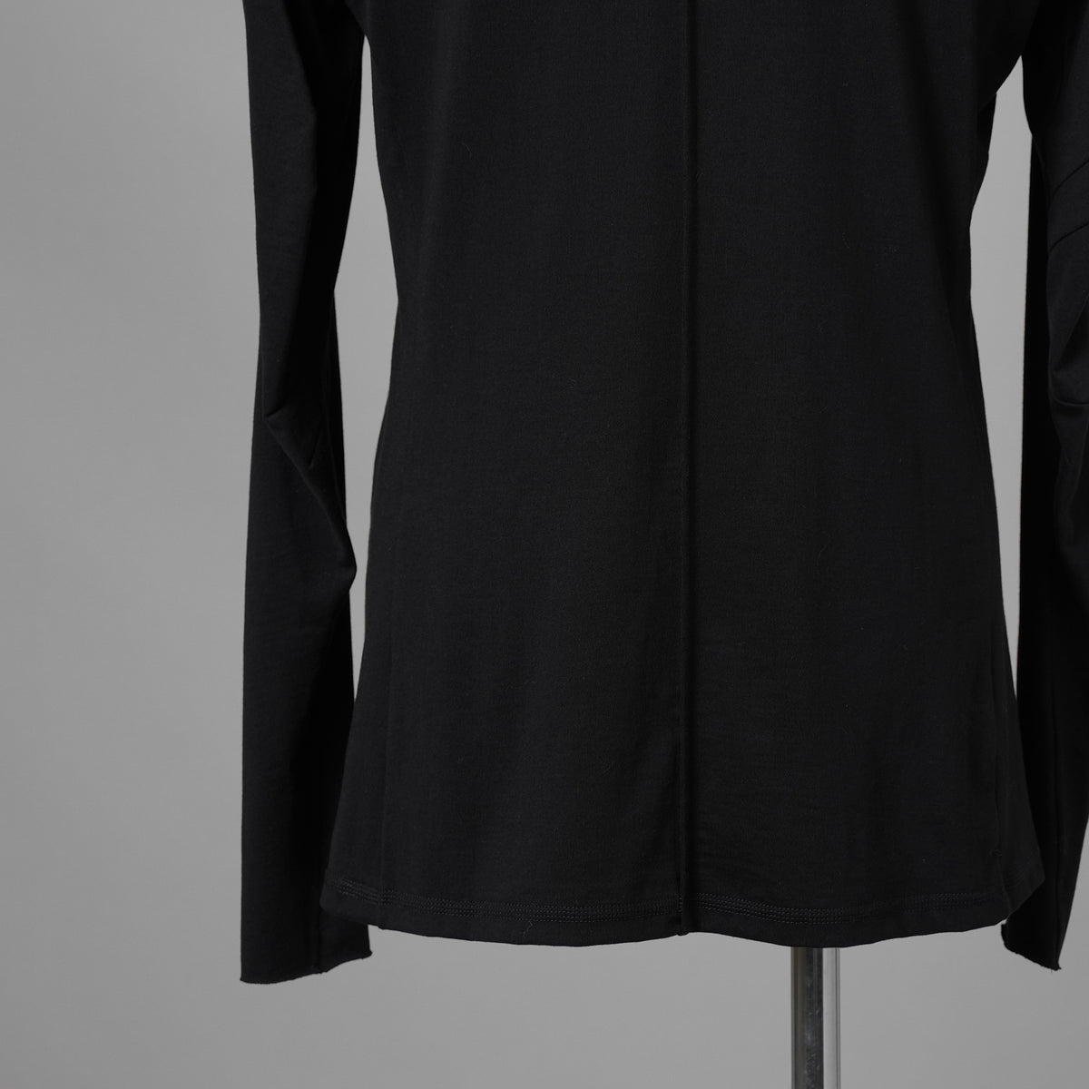 新品 DEVOA デヴォア / 24AW High Neck Long Sleeve SUVIN Cotton Soft Jersey スヴィンコットン ハイネック長袖Tシャツ / CSC-28S5 / size 1 (BLACK) 123046-alm