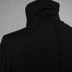 新品 DEVOA デヴォア / 24AW High Neck Long Sleeve SUVIN Cotton Soft Jersey スヴィンコットン ハイネック長袖Tシャツ / CSC-28S5 / size 1 (BLACK) 123046-alm