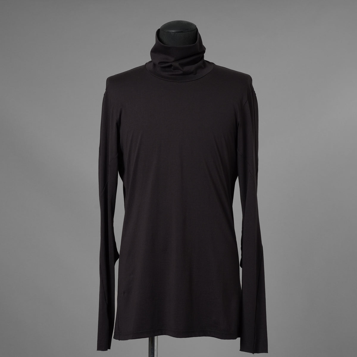 新品 DEVOA デヴォア / 24AW High Neck Long Sleeve SUVIN Cotton Soft Jersey スヴィンコットン ハイネック長袖Tシャツ / CSC-28S5 / size 1 (COFFEE) 123045-alm