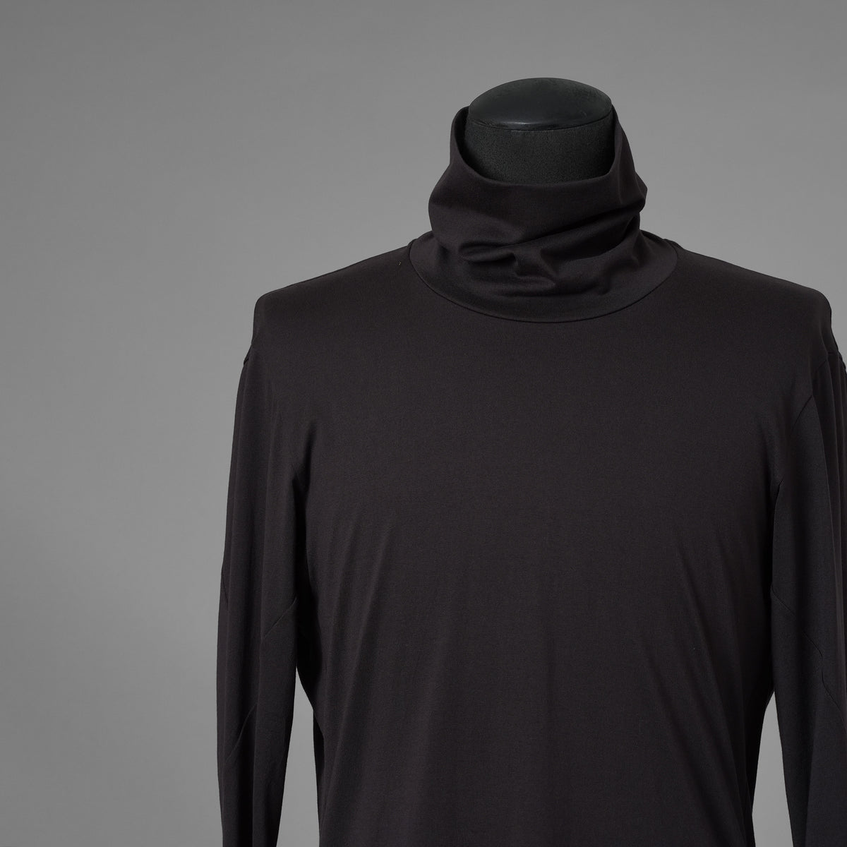 新品 DEVOA デヴォア / 24AW High Neck Long Sleeve SUVIN Cotton Soft Jersey スヴィンコットン ハイネック長袖Tシャツ / CSC-28S5 / size 1 (COFFEE) 123045-alm