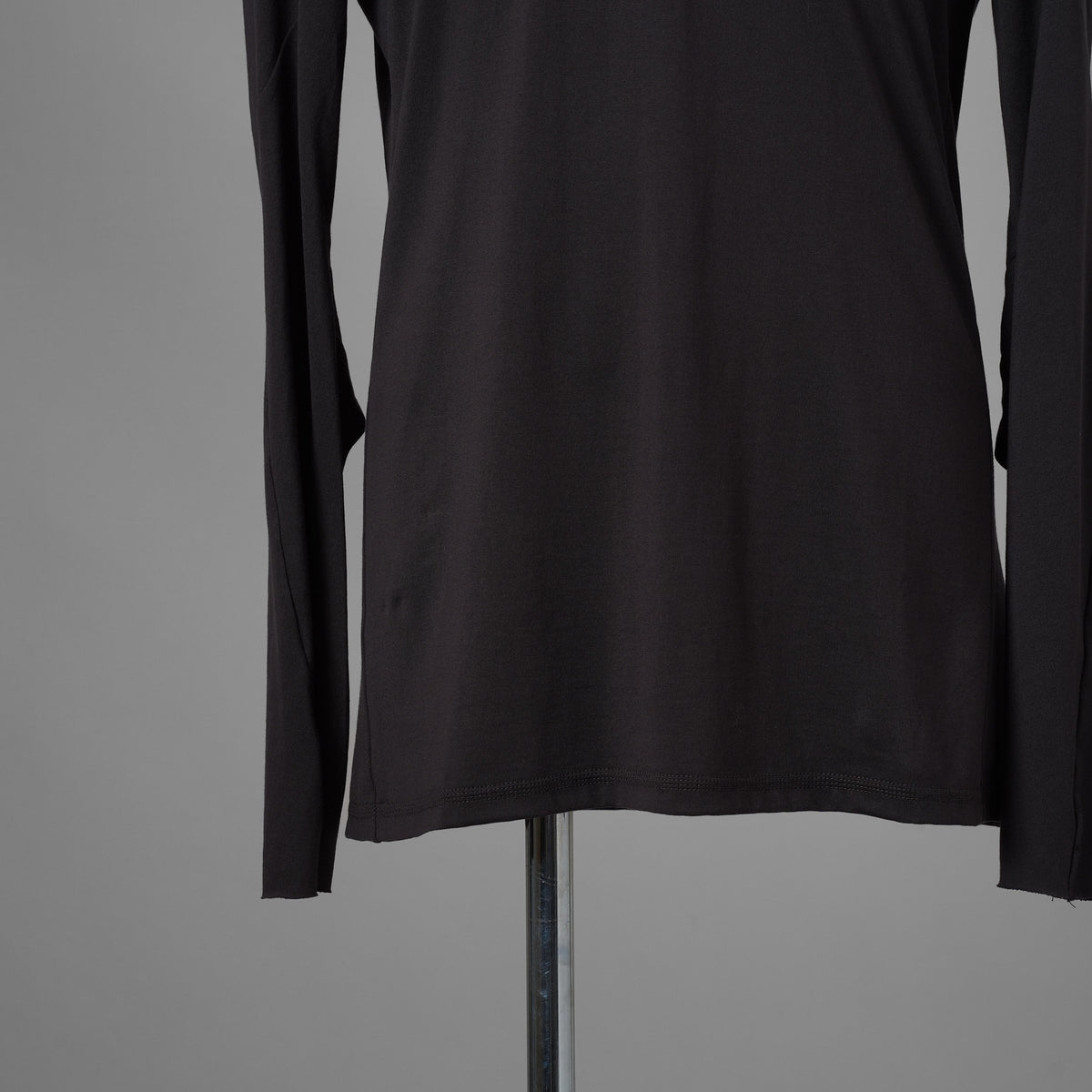新品 DEVOA デヴォア / 24AW High Neck Long Sleeve SUVIN Cotton Soft Jersey スヴィンコットン ハイネック長袖Tシャツ / CSC-28S5 / size 1 (COFFEE) 123045-alm