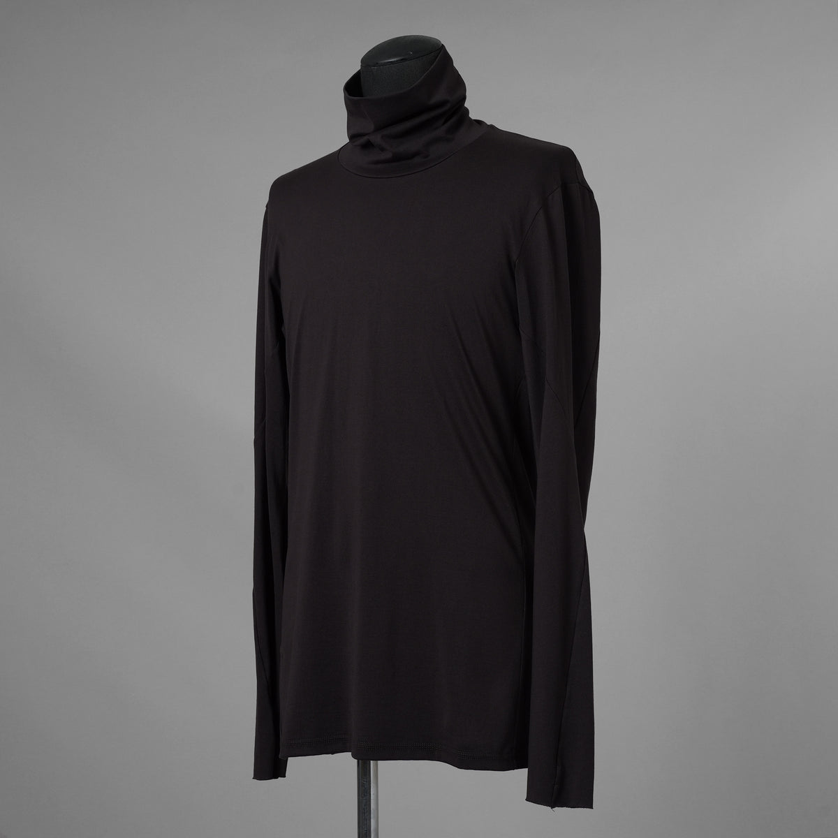 新品 DEVOA デヴォア / 24AW High Neck Long Sleeve SUVIN Cotton Soft Jersey スヴィンコットン ハイネック長袖Tシャツ / CSC-28S5 / size 1 (COFFEE) 123045-alm