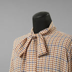 LANVIN collection ランバン コレクション / 美品 21AW PABLO BOW BLOUSE ボウタイ 長袖シャツ / LA-1Z*-30307 / size 50 ( MULTI )