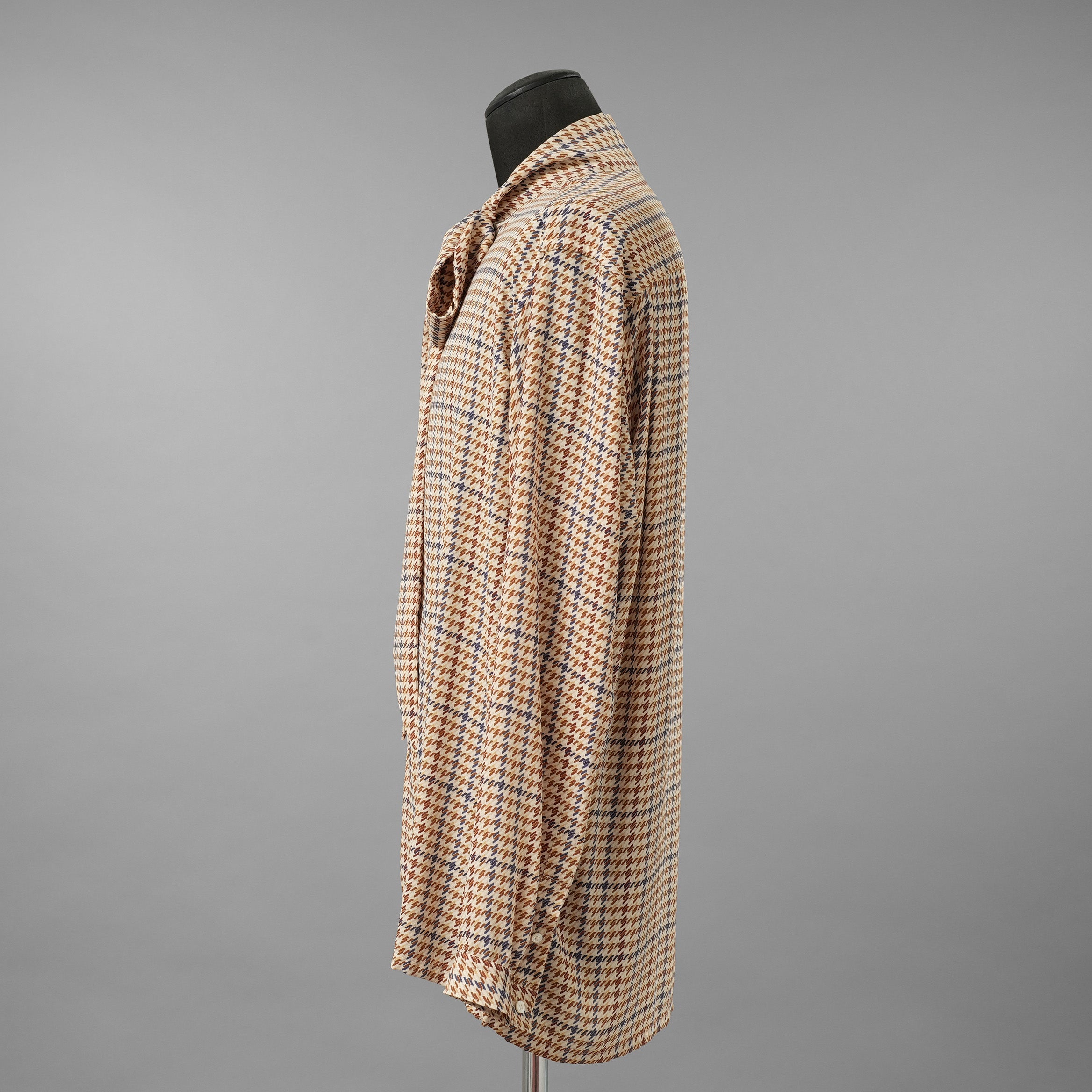 LANVIN collection ランバン コレクション / 美品 21AW PABLO BOW BLOUSE ボウタイ 長袖シャツ / LA-1Z*-30307 / size 50 ( MULTI )