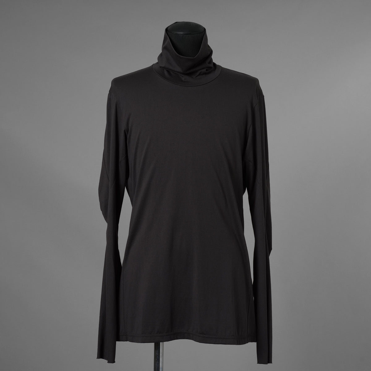 新品 DEVOA デヴォア / 25SS High Neck Long Sleeve SUVIN Cotton Jersey ハイネック ロングスリーブ スビン コットン ジャージー 長袖Tシャツ / CSC-28GV5 / size 1 (STEEL GRAY) 123047-alm