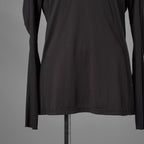 新品 DEVOA デヴォア / 25SS High Neck Long Sleeve SUVIN Cotton Jersey ハイネック ロングスリーブ スビン コットン ジャージー 長袖Tシャツ / CSC-28GV5 / size 1 (STEEL GRAY) 123047-alm
