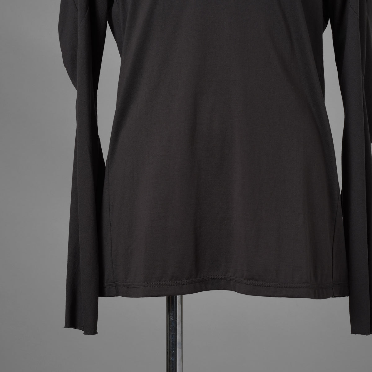 新品 DEVOA デヴォア / 25SS High Neck Long Sleeve SUVIN Cotton Jersey ハイネック ロングスリーブ スビン コットン ジャージー 長袖Tシャツ / CSC-28GV5 / size 1 (STEEL GRAY) 123047-alm