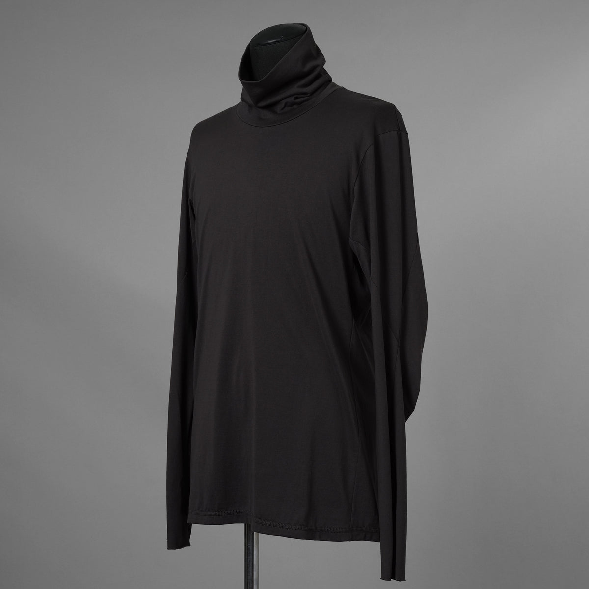 新品 DEVOA デヴォア / 25SS High Neck Long Sleeve SUVIN Cotton Jersey ハイネック ロングスリーブ スビン コットン ジャージー 長袖Tシャツ / CSC-28GV5 / size 1 (STEEL GRAY) 123047-alm