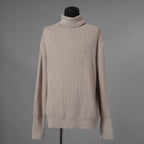 SUS-SOUS シュスー / 美品 20AW Fisherman's turtle neck sweater フィッシャーマンズ タートルネック セーター 長袖 ニット / 06-SS01615 / size 9 (BEIGE)  123049-alm