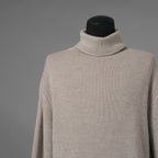 SUS-SOUS シュスー / 美品 20AW Fisherman's turtle neck sweater フィッシャーマンズ タートルネック セーター 長袖 ニット / 06-SS01615 / size 9 (BEIGE)  123049-alm