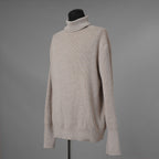 SUS-SOUS シュスー / 美品 20AW Fisherman's turtle neck sweater フィッシャーマンズ タートルネック セーター 長袖 ニット / 06-SS01615 / size 9 (BEIGE)  123049-alm