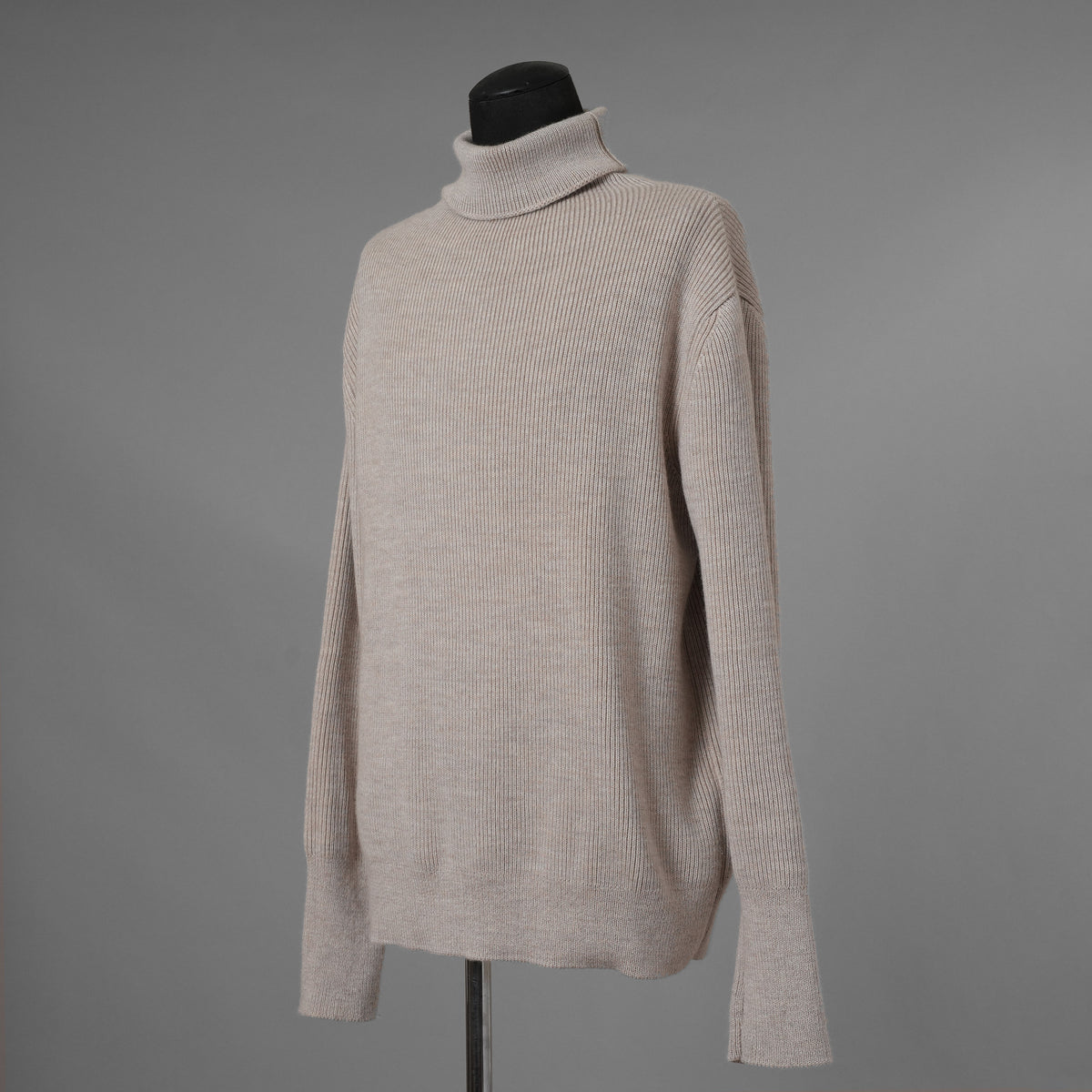 SUS-SOUS シュスー / 美品 20AW Fisherman's turtle neck sweater フィッシャーマンズ タートルネック セーター 長袖 ニット / 06-SS01615 / size 9 (BEIGE)  123049-alm