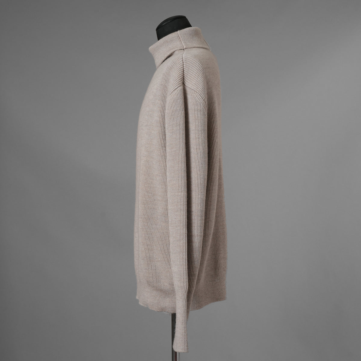SUS-SOUS シュスー / 美品 20AW Fisherman's turtle neck sweater フィッシャーマンズ タートルネック セーター 長袖 ニット / 06-SS01615 / size 9 (BEIGE)  123049-alm