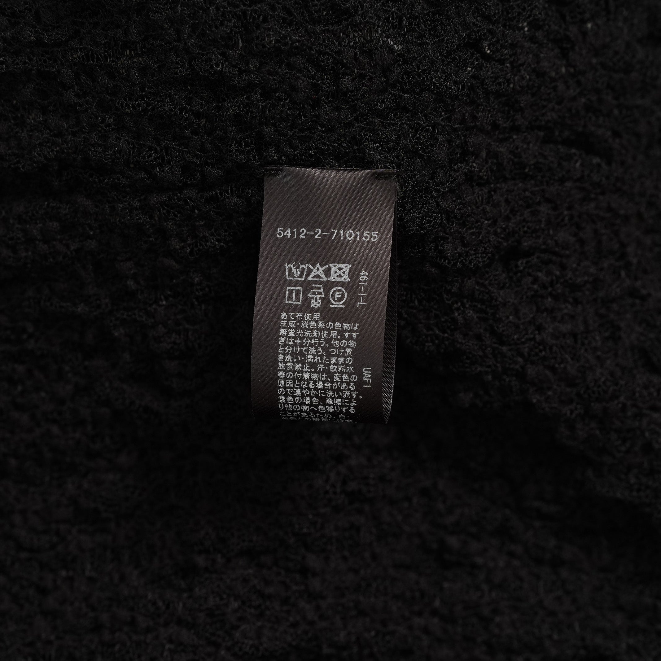ASTRAET アストラット / 美品 25SS レース ロングスリーブカットソー 長袖Tシャツ / 5412-2-710155 / size FREE（ BLACK ) レディース