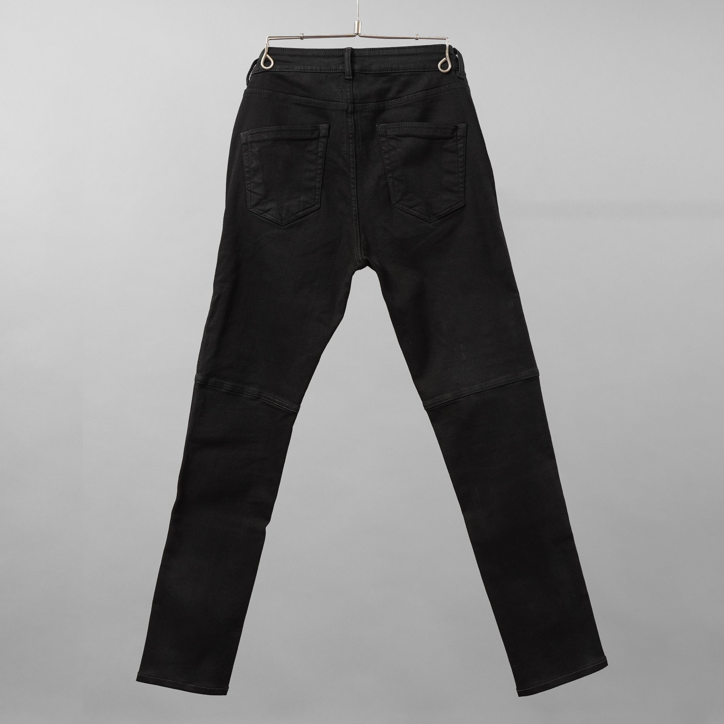 Rick Owens DRKSHDW ダークシャドウ / 美品 23SS EASY NAGAKIN JOGGERS コーティング スキニー パンツ / DU01C6360-SBB / size S (BLACK)