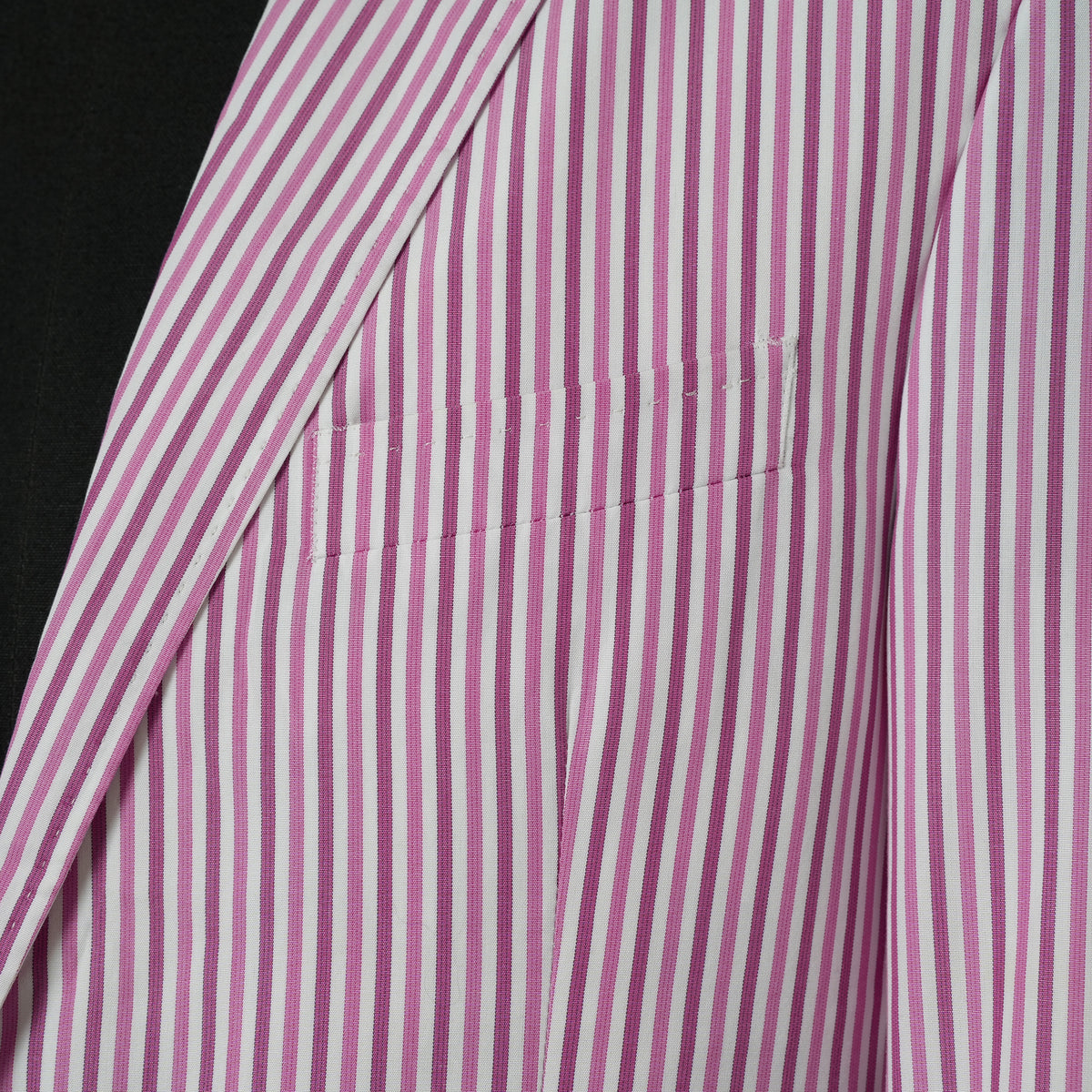 ETRO エトロ / 14SS コットン ストライプ シングルブレスト ジャケット / 141-1J820-6001 / size 46 (PINK) 352135-in-ue