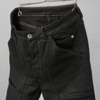 Rick Owens DRKSHDW ダークシャドウ / 美品 23SS EASY NAGAKIN JOGGERS コーティング スキニー パンツ / DU01C6360-SBB / size S (BLACK)