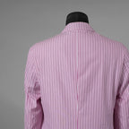 ETRO エトロ / 14SS コットン ストライプ シングルブレスト ジャケット / 141-1J820-6001 / size 46 (PINK) 352135-in-ue