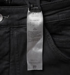 Rick Owens DRKSHDW ダークシャドウ / 美品 23SS EASY NAGAKIN JOGGERS コーティング スキニー パンツ / DU01C6360-SBB / size S (BLACK)
