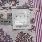 ETRO エトロ / 14SS コットン ストライプ シングルブレスト ジャケット / 141-1J820-6001 / size 46 (PINK) 352135-in-ue