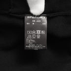 RIPVANWINKLE リップヴァンウィンクル / 美品 23SS CROSS KNIT JERSEY VEST アシンメトリー ドレープ ノースリーブカットソー ニット / RW-420 / size L ( BLACK )