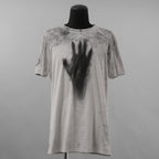 MD75 エムディ・セブンティファイブ / Hand Made Dyed And Handprint T-Shirt 半袖Tシャツ / size M ( GRAY )