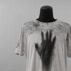 MD75 エムディ・セブンティファイブ / Hand Made Dyed And Handprint T-Shirt 半袖Tシャツ / size M ( GRAY )