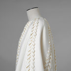 VALENTINO ヴァレンティノ / 美品 21AW ウールカシミア ブレード ケープ アウター / WB0CG2H315E / size M (IVORY) レディース 352134-izm
