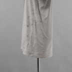 MD75 エムディ・セブンティファイブ / Hand Made Dyed And Handprint T-Shirt 半袖Tシャツ / size M ( GRAY )