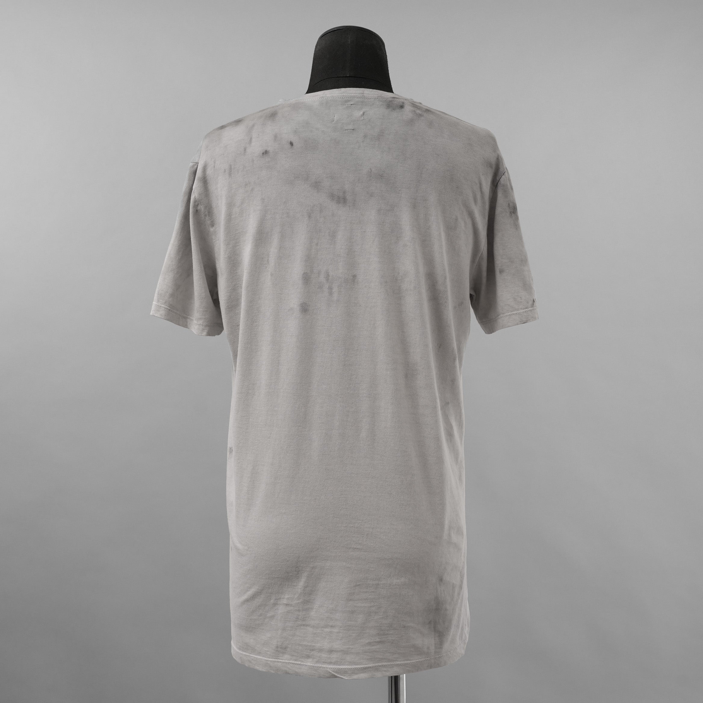 MD75 エムディ・セブンティファイブ / Hand Made Dyed And Handprint T-Shirt 半袖Tシャツ / size M ( GRAY )