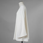 VALENTINO ヴァレンティノ / 美品 21SS ヘビークレープ チュニックブラウス 長袖シャツ / VB3AE5H065C / size 38 (WHITE) レディース 352133-izm