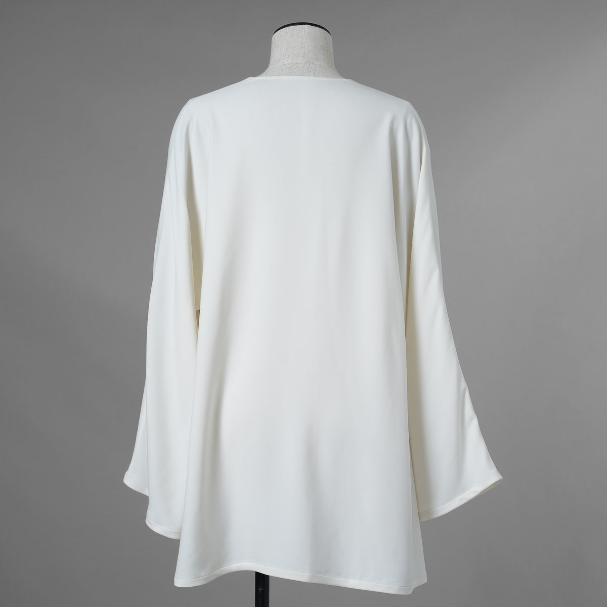 VALENTINO ヴァレンティノ / 美品 21SS ヘビークレープ チュニックブラウス 長袖シャツ / VB3AE5H065C / size 38 (WHITE) レディース 352133-izm