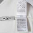 VALENTINO ヴァレンティノ / 美品 21SS ヘビークレープ チュニックブラウス 長袖シャツ / VB3AE5H065C / size 38 (WHITE) レディース 352133-izm