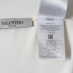VALENTINO ヴァレンティノ / 美品 21SS ヘビークレープ チュニックブラウス 長袖シャツ / VB3AE5H065C / size 38 (WHITE) レディース 352133-izm
