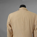 ETRO エトロ / 14SS シアサッカー・ストライプ・テーラード ジャケット / 141-11889-1161 / size 46 (YELLOW) 352142-in-ue