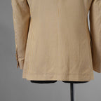 ETRO エトロ / 14SS シアサッカー・ストライプ・テーラード ジャケット / 141-11889-1161 / size 46 (YELLOW) 352142-in-ue