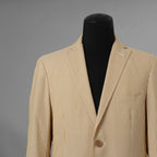 ETRO エトロ / 14SS シアサッカー・ストライプ・テーラード ジャケット / 141-11889-1161 / size 46 (YELLOW) 352142-in-ue
