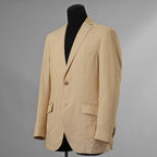 ETRO エトロ / 14SS シアサッカー・ストライプ・テーラード ジャケット / 141-11889-1161 / size 46 (YELLOW) 352142-in-ue