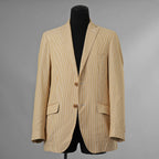 ETRO エトロ / 14SS シアサッカー・ストライプ・テーラード ジャケット / 141-11889-1161 / size 46 (YELLOW) 352142-in-ue