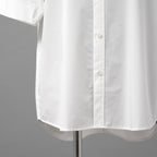CINOH チノ / 22SS S/S SHIRT バンドカラー 半袖シャツ / 22SST309 / size 48 (WHITE)