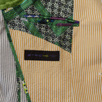 ETRO エトロ / 14SS シアサッカー・ストライプ・テーラード ジャケット / 141-11889-1161 / size 46 (YELLOW) 352142-in-ue