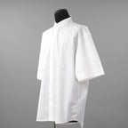 CINOH チノ / 22SS S/S SHIRT バンドカラー 半袖シャツ / 22SST309 / size 48 (WHITE)