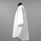 CINOH チノ / 22SS S/S SHIRT バンドカラー 半袖シャツ / 22SST309 / size 48 (WHITE)