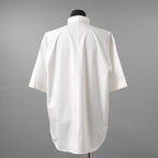 CINOH チノ / 22SS S/S SHIRT バンドカラー 半袖シャツ / 22SST309 / size 48 (WHITE)