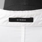 CINOH チノ / 22SS S/S SHIRT バンドカラー 半袖シャツ / 22SST309 / size 48 (WHITE)