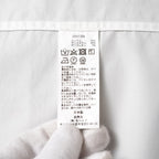 CINOH チノ / 22SS S/S SHIRT バンドカラー 半袖シャツ / 22SST309 / size 48 (WHITE)