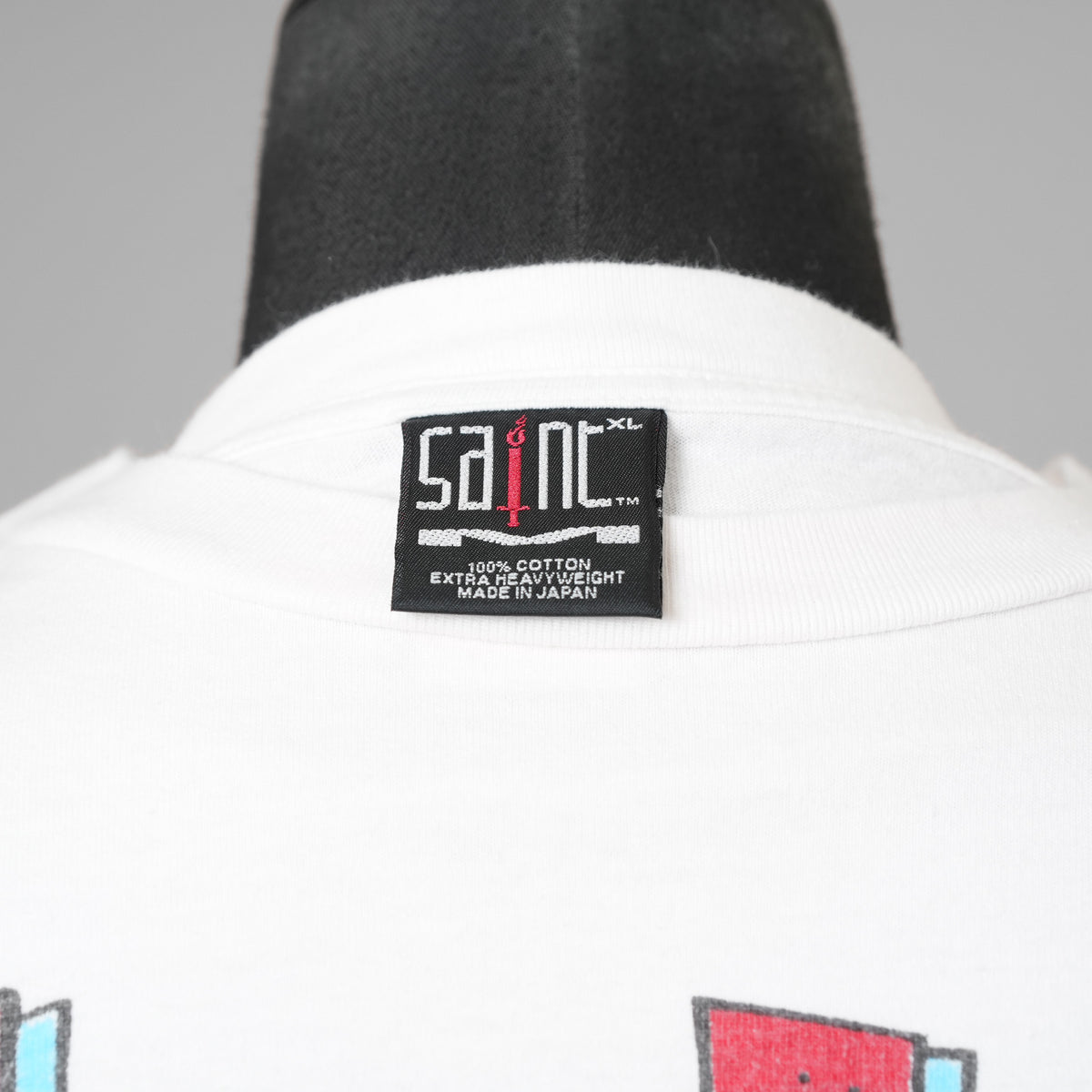 SAINT Mxxxxxx セントマイケル / 美品 22SS LOVE プリント ヴィンテージ加工Tシャツ 半袖Tシャツ / SM-S22-0000-001 / size XL (WHITE) 352143-in-ue