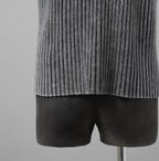 DIESEL ディーゼル / 美品 24AW K-MARGIE リブニット ジップ アップベスト / A168700QMAN / size XS (GRAY)